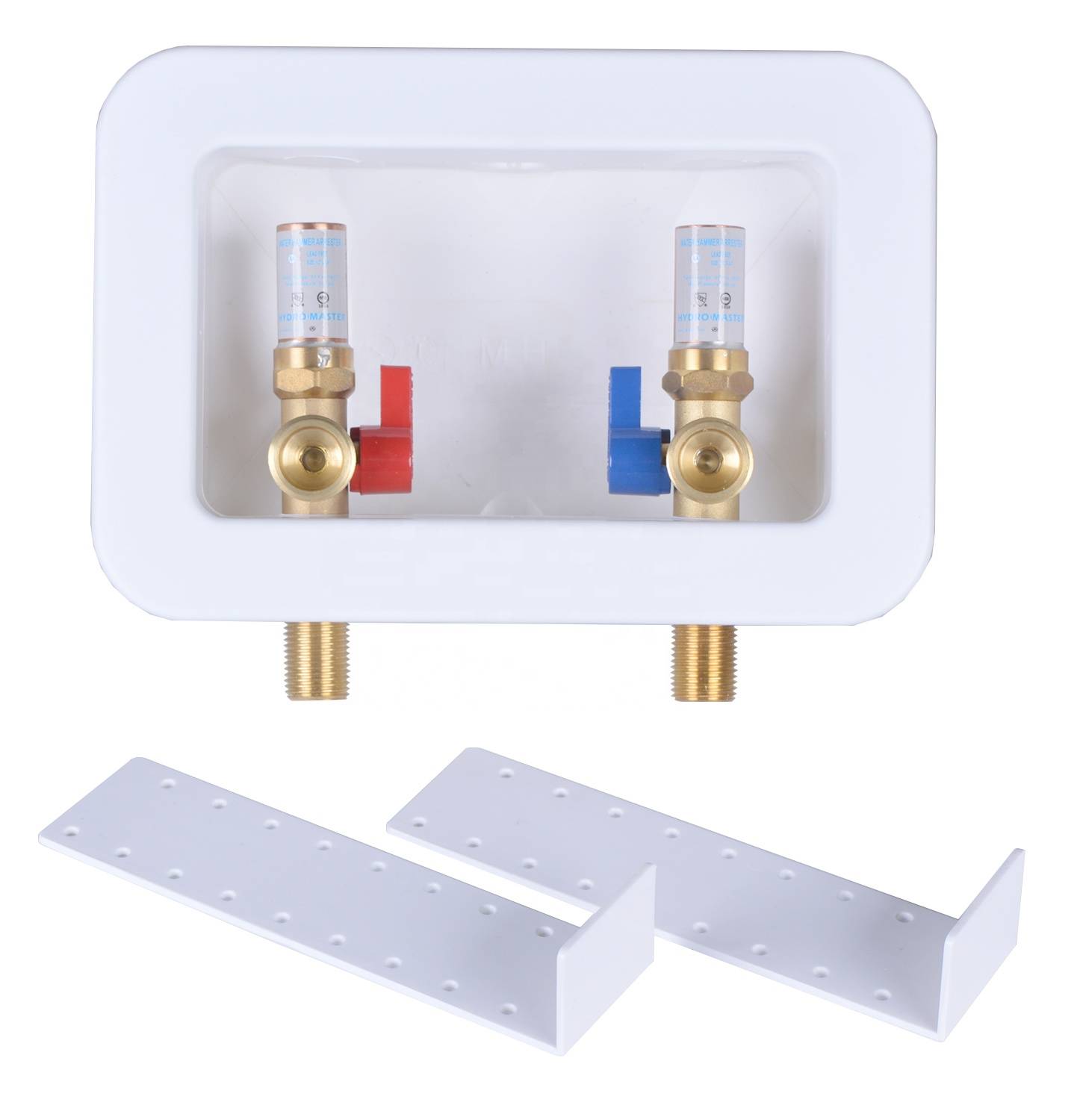 Washing Machine Outlet Box,Stop Valves With Water Hammer Arrestor